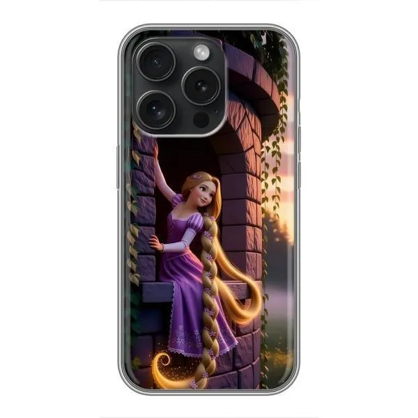 Чехол с принтом «Рапунцель на башне» для iPhone 16 Pro Чехол с принтом «Рапунцель на башне» для iPhone 16 Pro