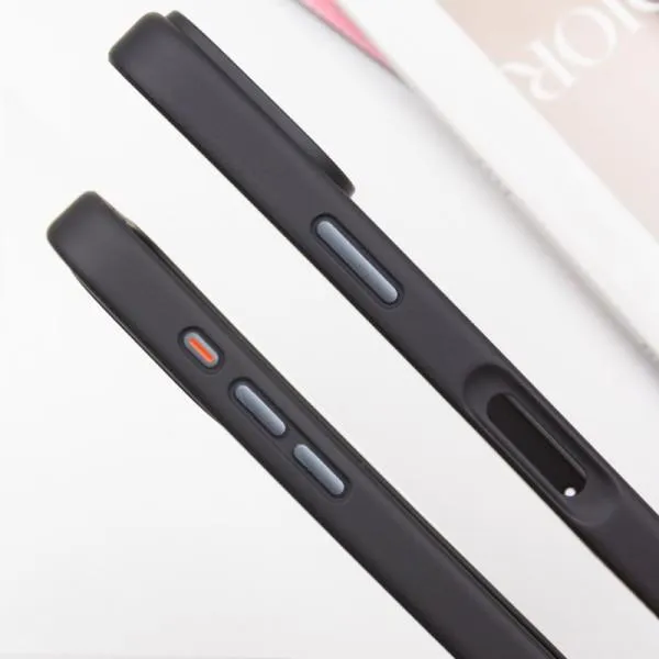 TPU+PC чехол Metal Buttons with Magnetic Fit для Apple iPhone 16 (6.1") — Черный — фото 5 TPU+PC чехол Metal Buttons with Magnetic Fit для Apple iPhone 16 (6.1") — Черный — фото 5
