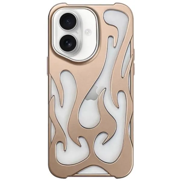 Чехол TPU WinFire для Apple iPhone 16 (6.1") — Золотой — фото 1