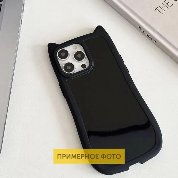 Чехол TPU GETMAN Cat with straps для Apple iPhone 16 (6.1") — Черный — фото 4 Чехол TPU GETMAN Cat with straps для Apple iPhone 16 (6.1") — Черный — фото 4