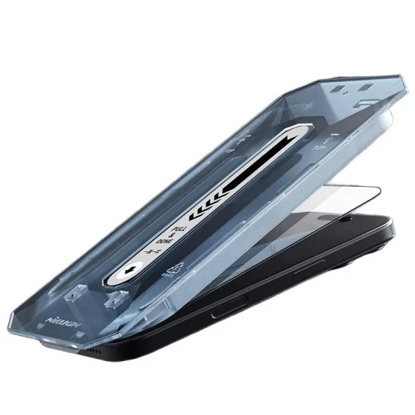 Защитное стекло Nillkin (CP+PRO) для Apple iPhone 16 (6.1") (+ аппликатор) — Черный — фото 4