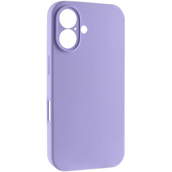 Чехол Silk Full Camera Protective (AA) NO LOGO для Apple iPhone 16 (6.1") — Сиреневый — фото 1 Чехол Silk Full Camera Protective (AA) NO LOGO для Apple iPhone 16 (6.1") — Сиреневый — фото 1