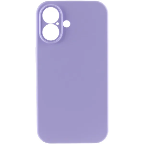Чехол Silk Full Camera Protective (AA) NO LOGO для Apple iPhone 16 (6.1") — Сиреневый — фото 2 Чехол Silk Full Camera Protective (AA) NO LOGO для Apple iPhone 16 (6.1") — Сиреневый — фото 2