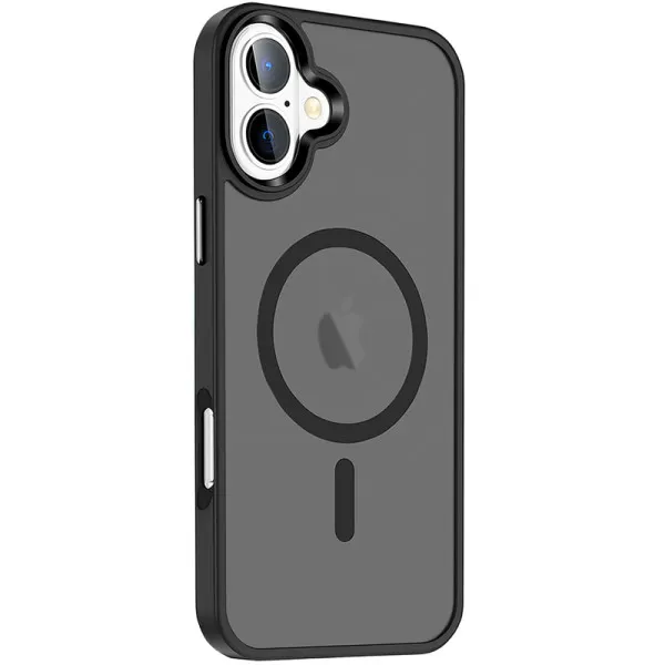 Чехол Ummi Colorful with Magnetic Fit для Apple iPhone 16 (6.1") — Черный — фото 2 Чехол Ummi Colorful with Magnetic Fit для Apple iPhone 16 (6.1") — Черный — фото 2