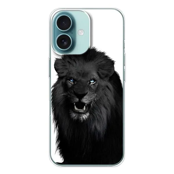 Чехол с принтом «Черный ЛЕВ» для iPhone 16 Чехол с принтом «Черный ЛЕВ» для iPhone 16
