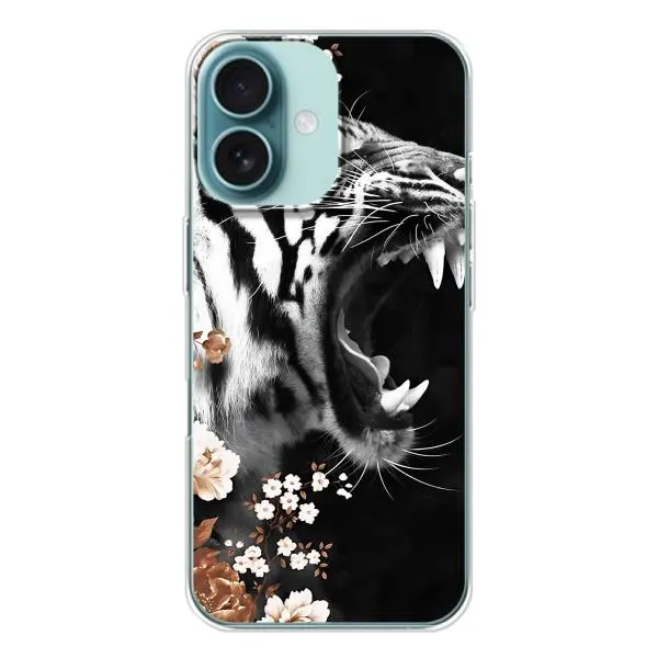 Чехол с принтом «Стильный ТИГР» для iPhone 16 Чехол с принтом «Стильный ТИГР» для iPhone 16