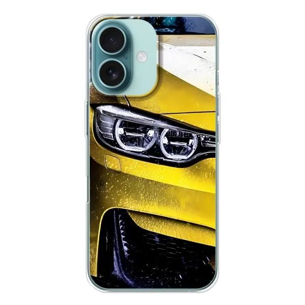 Чехол с принтом «Желтая машина» для iPhone 16