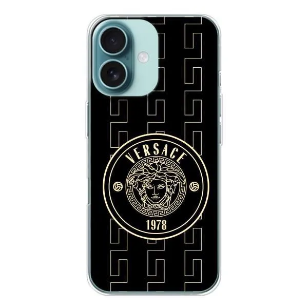 Чехол с принтом «Лого Версаче» для iPhone 16