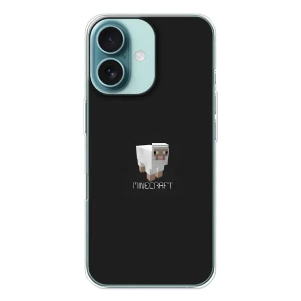 Чехол с принтом «Овечка Майнкрафт» для iPhone 16