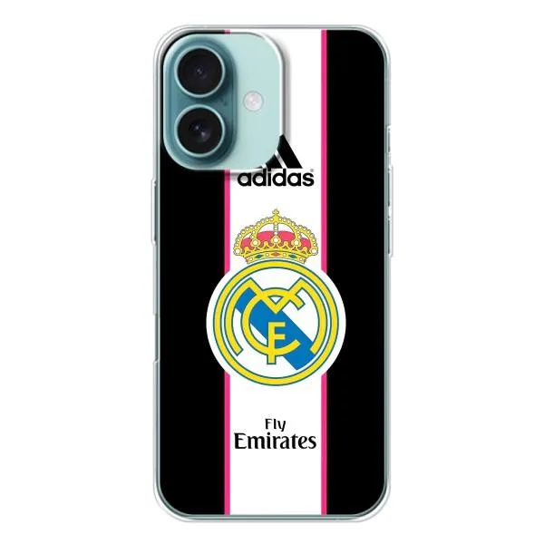 Чехол с принтом «Лого Real Madrid» для iPhone 16 Чехол с принтом «Лого Real Madrid» для iPhone 16