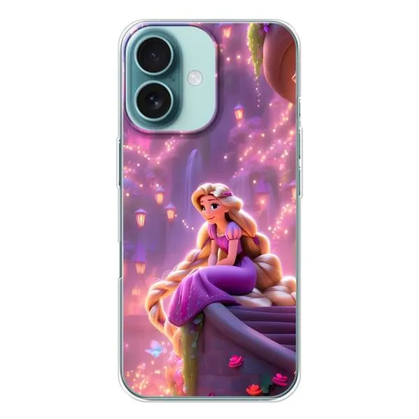 Чехол с принтом «Рапунцель в замке» для iPhone 16