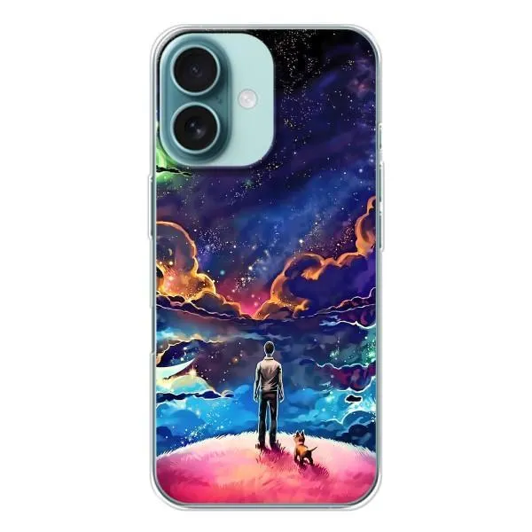 Чехол с принтом «Галактический вид» для iPhone 16