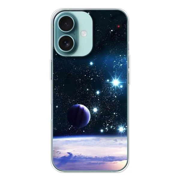 Чехол с принтом «Космический вид» для iPhone 16