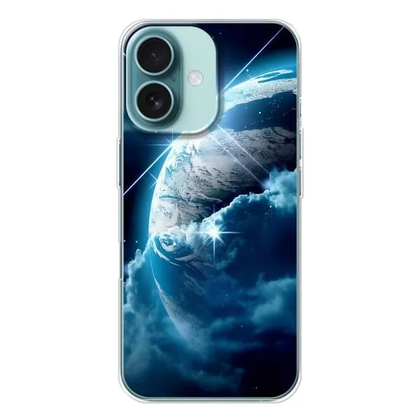 Чехол с принтом «Земля с космоса» для iPhone 16