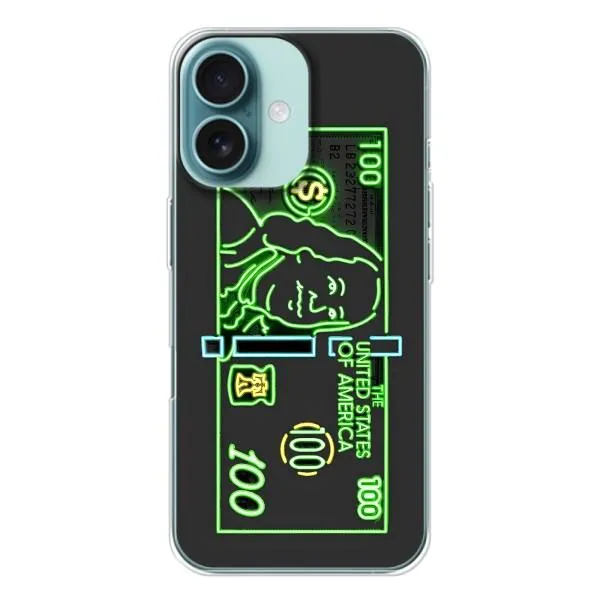 Чехол с принтом «Баксы» для iPhone 16 Чехол с принтом «Баксы» для iPhone 16