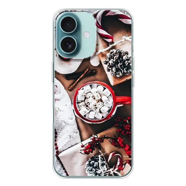 Чехол с принтом «Рождественская атмосфера» для iPhone 16