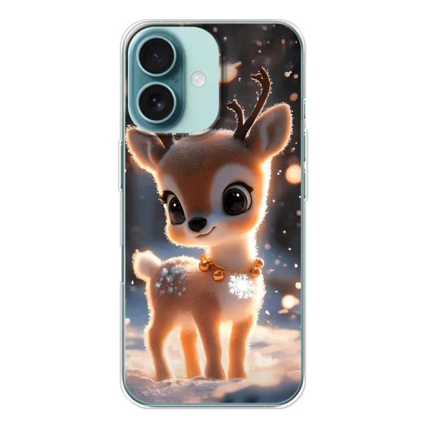 Чехол с принтом «Олененок» для iPhone 16 Чехол с принтом «Олененок» для iPhone 16