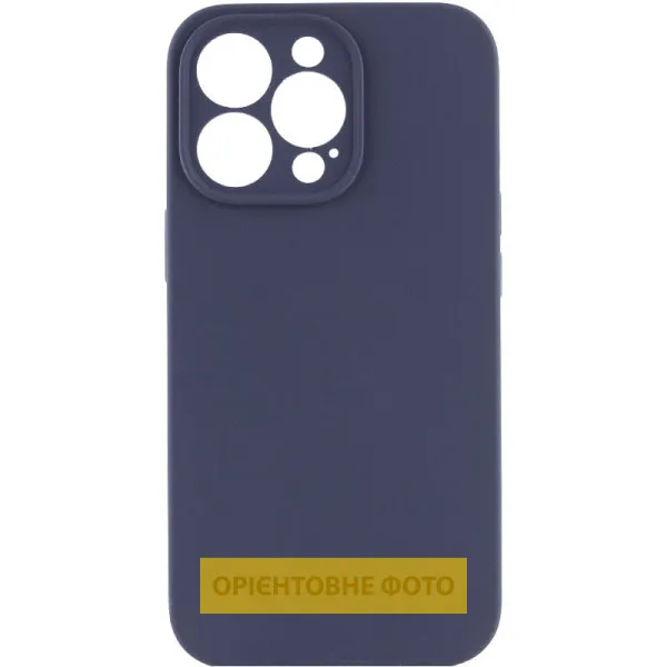 Чехол Silk Full Camera Protective (AA) NO LOGO для Apple iPhone 16e / 17e (6.1") — Темно-синий