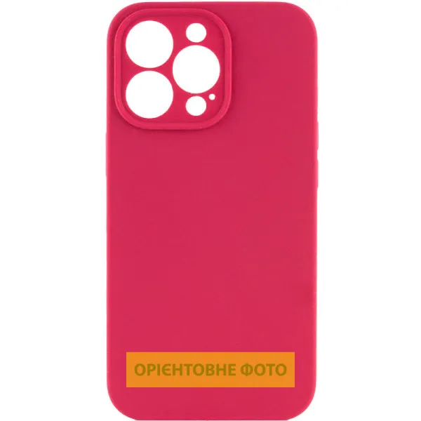 Чехол Silk Full Camera Protective (AA) NO LOGO для Apple iPhone 16e / 17e (6.1") — Красный — фото 2