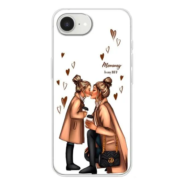 Чехол с принтом «Дочка и мама» для iPhone 16e Чехол с принтом «Дочка и мама» для iPhone 16e