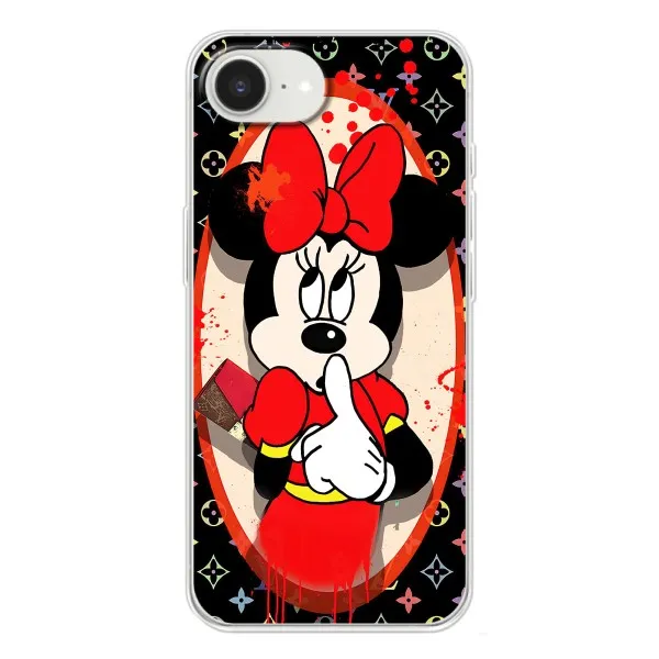 Чехол с принтом «Минни Маус ЛВ» для iPhone 16e