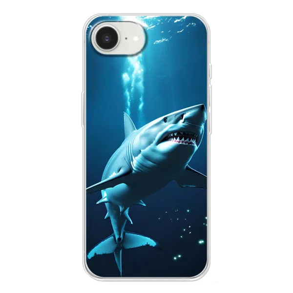 Чехол с принтом «Акула под водой» для iPhone 16e Чехол с принтом «Акула под водой» для iPhone 16e