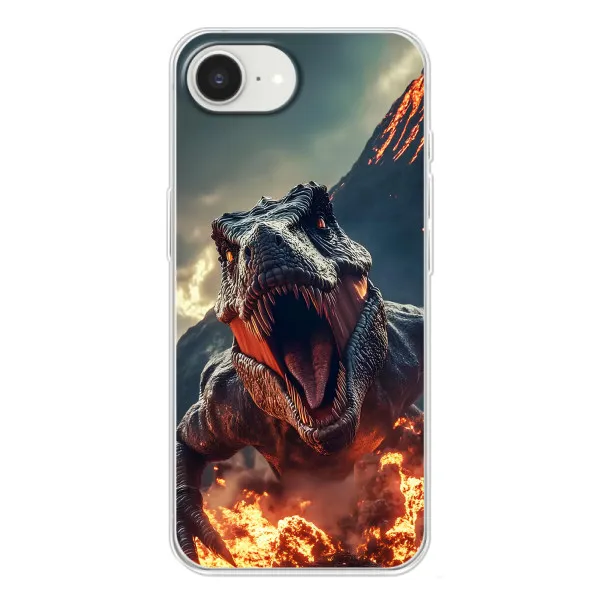 Чехол с принтом «Огненный динозавр» для iPhone 16e Чехол с принтом «Огненный динозавр» для iPhone 16e