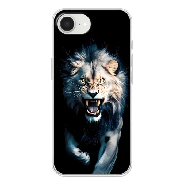 Чехол с принтом «Лев в темноте» для iPhone 16e Чехол с принтом «Лев в темноте» для iPhone 16e