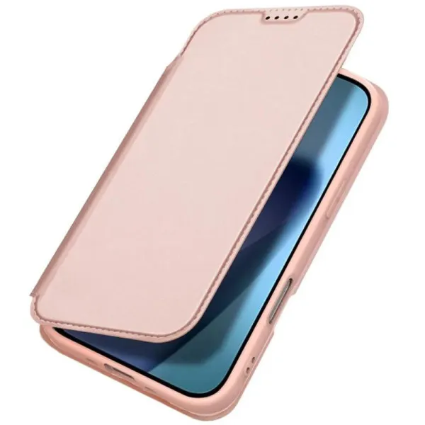 Чехол-книжка Dux Ducis с карманом для визиток для Apple iPhone 17 Air (6.5") — Rose Gold — фото 3 Чехол-книжка Dux Ducis с карманом для визиток для Apple iPhone 17 Air (6.5") — Rose Gold — фото 3