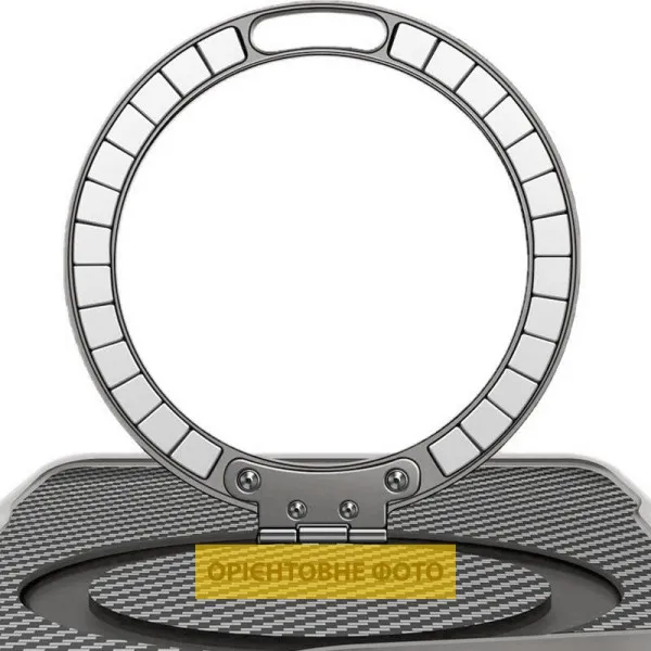 TPU+PC чехол Metal Buttons with Magnetic Fit Carbon Ring для Apple iPhone 17 Air (6.5") — Серый — фото 2 TPU+PC чехол Metal Buttons with Magnetic Fit Carbon Ring для Apple iPhone 17 Air (6.5") — Серый — фото 2