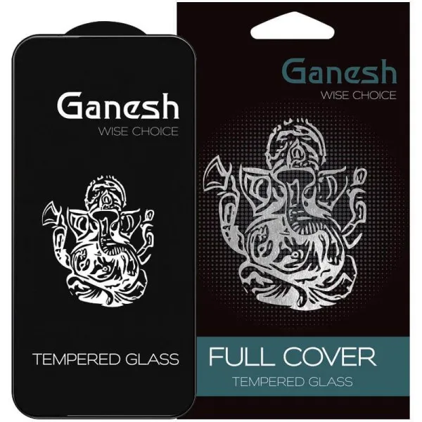 Защитное стекло Ganesh (Full Cover) для Apple iPhone 17 Air (6.5") — Черный — фото 1