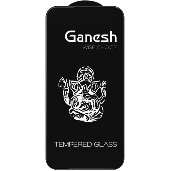 Защитное стекло Ganesh (Full Cover) для Apple iPhone 17 Air (6.5") — Черный — фото 2