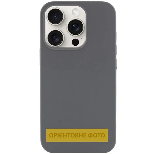 Чехол Silk (AA) NO LOGO with Magnetic Fit для Apple iPhone 17 Air (6.5") — Серый — фото 1