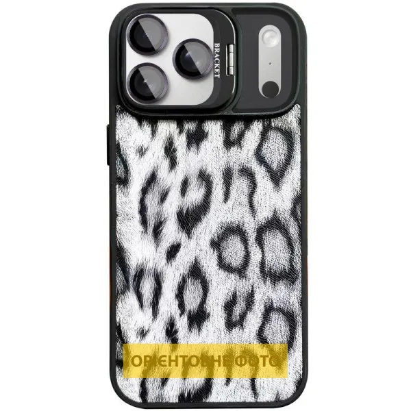 Чехол TPU+PC Wild Leopard with Magnetic Fit and Lens для Apple iPhone 17 Air (6.5") — Черный — фото 4