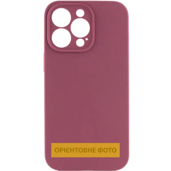 Чехол Silk Full Camera Protective (AA) NO LOGO для Apple iPhone 17 Air (6.5") — Бордовый — фото 2