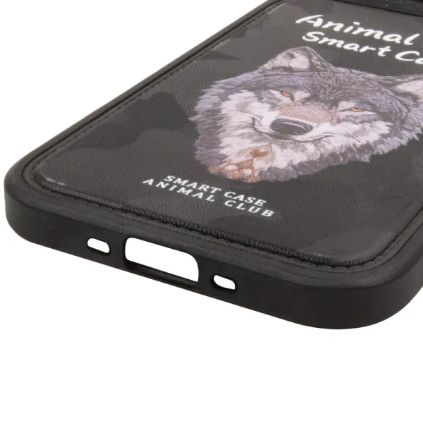 TPU+PC чехол Animal Club для Apple iPhone 17 Air (6.5") — Черный — фото 1