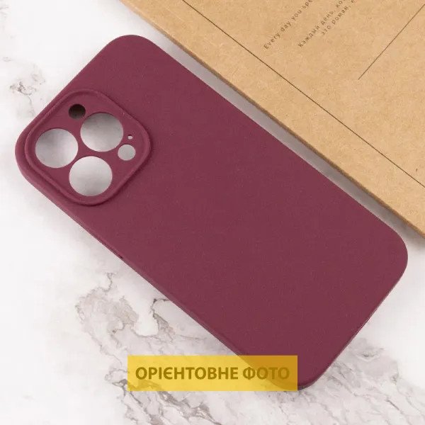 Чехол Silk Full Camera Protective (AA) NO LOGO для Apple iPhone 17 Air (6.5") — Бордовый — фото 1