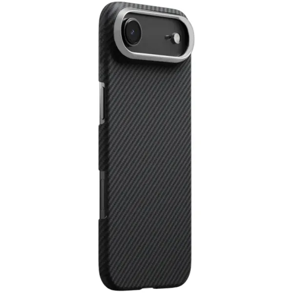 Чехол PC Carbon Protection Slim with Magnetic Fit для Apple iPhone 17 Air (6.5") — Черный — фото 1 Чехол PC Carbon Protection Slim with Magnetic Fit для Apple iPhone 17 Air (6.5") — Черный — фото 1