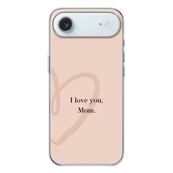 Чехол с принтом «Сердце маме» для iPhone 17 Air Чехол с принтом «Сердце маме» для iPhone 17 Air