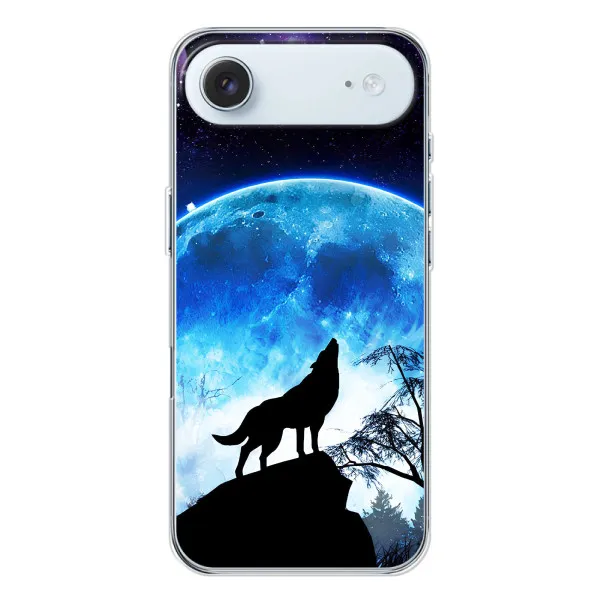 Чехол с принтом «Волк на луну» для iPhone 17 Air Чехол с принтом «Волк на луну» для iPhone 17 Air
