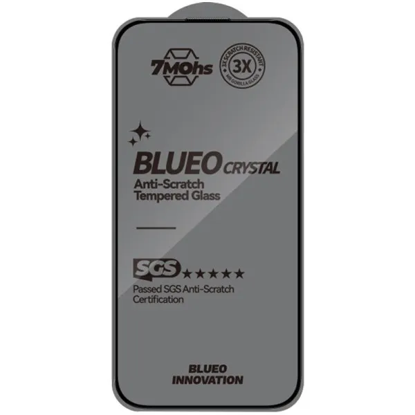 Защитное 2.5D стекло Blueo Crystal Anti-Scratch для Apple iPhone 17 Pro Max / 18 Pro Max (6.9") — Черный — фото 2 Защитное 2.5D стекло Blueo Crystal Anti-Scratch для Apple iPhone 17 Pro Max / 18 Pro Max (6.9") — Черный — фото 2