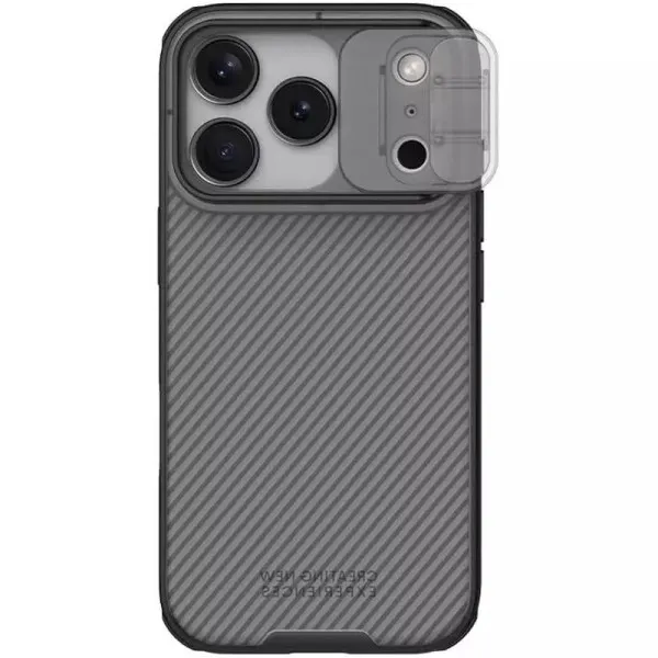 Карбоновая накладка Nillkin CamShield Pro для Apple iPhone 17 Pro Max / 18 Pro Max (6.9") — Черный — фото 2 Карбоновая накладка Nillkin CamShield Pro для Apple iPhone 17 Pro Max / 18 Pro Max (6.9") — Черный — фото 2