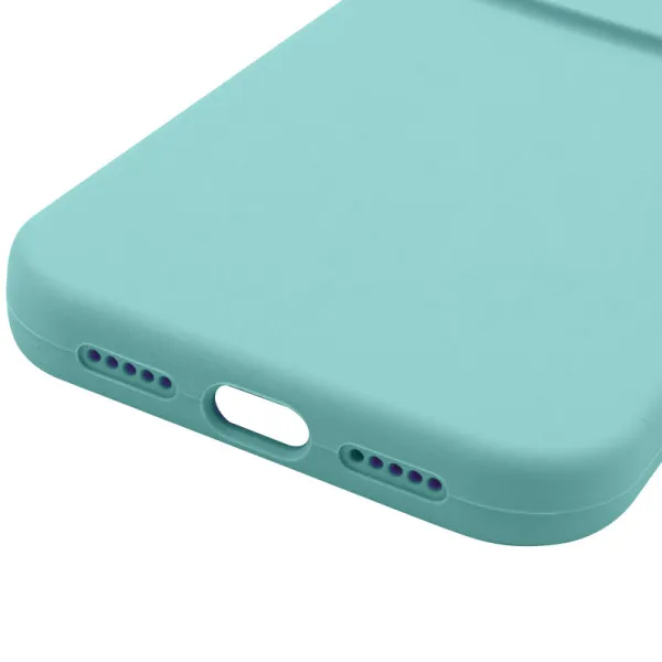 Чехол Silk Full Camera Protective (AA) NO LOGO для Apple iPhone 17 Pro Max (6.9") — Бирюзовый — фото 4 Чехол Silk Full Camera Protective (AA) NO LOGO для Apple iPhone 17 Pro Max (6.9") — Бирюзовый — фото 4