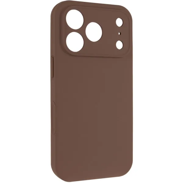Чехол Silk Full Camera Protective (AA) NO LOGO для Apple iPhone 17 Pro Max (6.9") — Коричневый — фото 1
