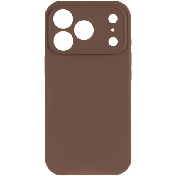 Чехол Silk Full Camera Protective (AA) NO LOGO для Apple iPhone 17 Pro Max (6.9") — Коричневый — фото 2