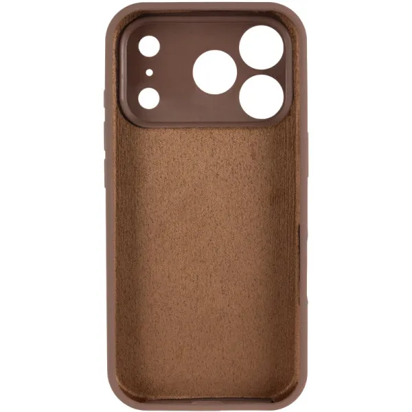 Чехол Silk Full Camera Protective (AA) NO LOGO для Apple iPhone 17 Pro Max (6.9") — Коричневый — фото 3