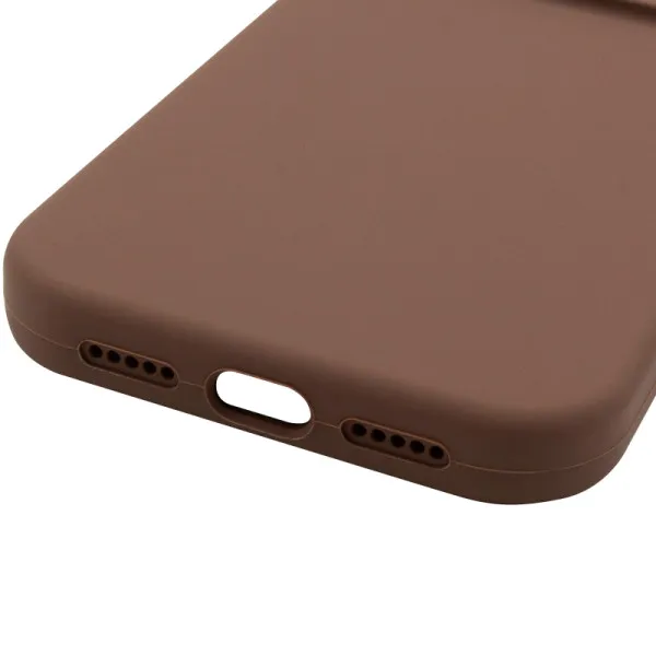 Чехол Silk Full Camera Protective (AA) NO LOGO для Apple iPhone 17 Pro Max (6.9") — Коричневый — фото 5