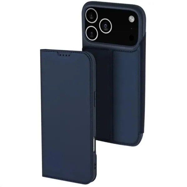 Чехол-книжка Dux Ducis с карманом для визиток для Apple iPhone 17 Pro Max (6.9") — Синий — фото 1 Чехол-книжка Dux Ducis с карманом для визиток для Apple iPhone 17 Pro Max (6.9") — Синий — фото 1