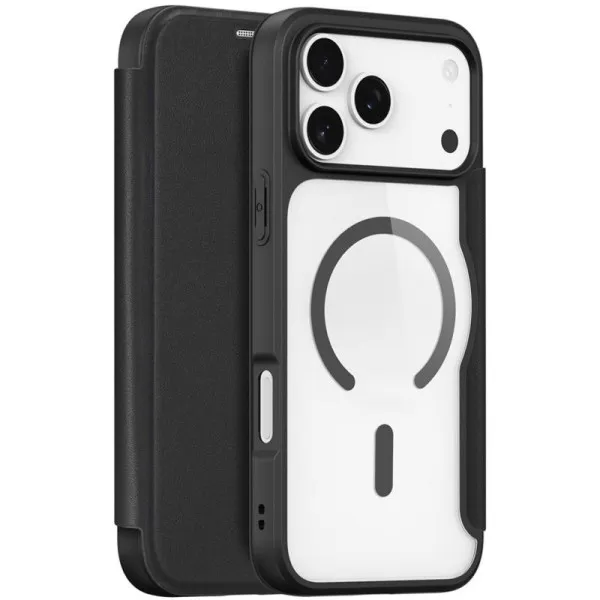 Чехол-книжка Dux Ducis Skin X Pro with Magnetic Fit для Apple iPhone 17 Pro Max (6.9") — Черный — фото 2