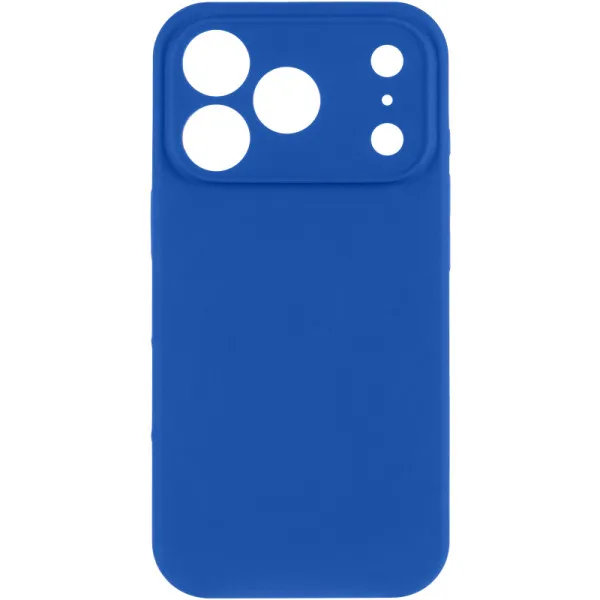 Чехол Silk Full Camera Protective (AA) NO LOGO для Apple iPhone 17 Pro Max (6.9") — Синий — фото 2 Чехол Silk Full Camera Protective (AA) NO LOGO для Apple iPhone 17 Pro Max (6.9") — Синий — фото 2
